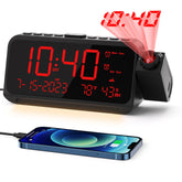 ROCAM projection clock bedroom display for quick time checks in dim light