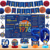 Roetyce Back in 1976 poster backdrop provides retro ambiance for photos