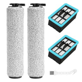 RONGJU 3831 brush roll microfiber for deep-cleaning sealed floors.
