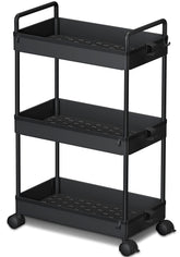 Ronlap 3-tier slim rolling cart with wheels for easy mobility and organized storage.