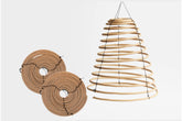 Rool citronella coil outdoors hanging adds warm ambience and scent.