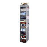 Roomtalk large 10-shelf hanging organizer with open top for easy access.