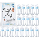 Roowest bottle chug sign bear wood on display for baby shower games