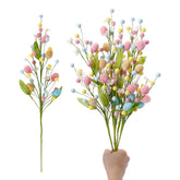 RoseCraft Easter stem with eggs and berries for festive table decor.