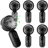 Rossesay mini fan front view, compact breeze for travel