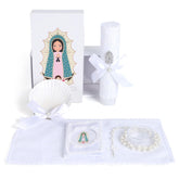 Rotel Baptism Candle Set candle focus for sacred ceremonies and keepsakes