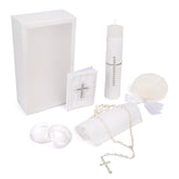 Rotel baptism candle white for purity and elegant ceremony ambiance