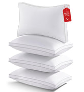 ROUMEA queen set 4-pack fluff pillow for cloud-like softness and restful sleep.