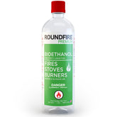 Roundfire premium tabletop fuel bottle for clean, steady flame.
