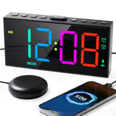 Roxicosly RGB display clock with vivid colors for quick time checks