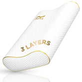 Royal Therapy memory foam pillow supports side sleepers with breathable design for cooler nights.