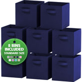 Royexe storage cubes 8-pack for versatile closet and shelf organization.