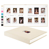 Rseozr Instax Mini Photo Album cover in beige for personalized keepsake storage.