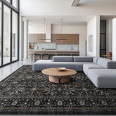 Ruaruarug area rug with non-slip backing preventing movement on floors
