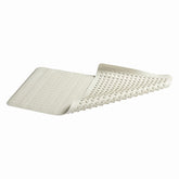 Rubbermaid bath tub and shower mat with suction cups for secure placement in showers.