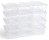 Rubbermaid Cleverstore 6 Qt clear bin with lid for quick visibility