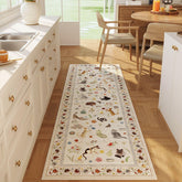 Rugcomf runner kitchen non-slip front view on tile floor