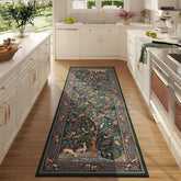 Rugcomf Tree of Life pattern rug adds a vibrant focal point for living spaces.