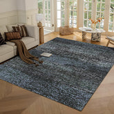 RUGSURE Washable Area Rug close-up reveals velvet texture and 1/6-inch thickness.
