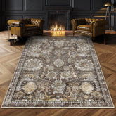 RUGSURE foldable non-slip rug keeps living areas secure and easy to clean