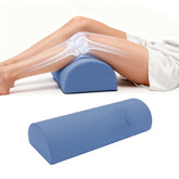 Ruizman half-moon design knee pillow supports legs and spine for better alignment.