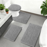 RUN HELIX small bath rug provides plush warmth for chilly bathroom floors.