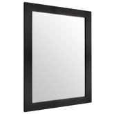 Ruomeng 12x16 wall mirror front view in black frame for clear reflections
