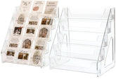 Rusnugic 5-tier card display stand front view for organized collection display