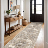 RUUGME washable 3X12 runner rug tribal pattern elevates living room style.