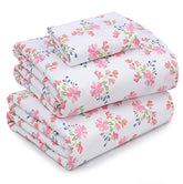 RUVANTI Bloomex percale flat sheet provides crisp, breathable comfort