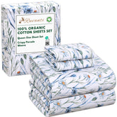 RUVANTI organic cotton sheets with peach finish for silky nights