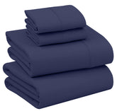 RUVANTI queen flat sheet in percale finish, cool and crisp texture.