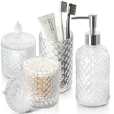 RYTOXILO diamond-dispenser on counter for neat soap storage and everyday use