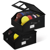 RZMAYIS hat storage 2-pack for baseball caps keeps caps neatly organized and accessible
