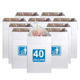 rzoixuur 40-gallon pop-up trash can folding flat for quick event setup