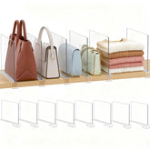 Saccik Purse Organizer 8-pack vertical dividers keep items neatly separated.