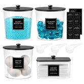 SACIOVEE laundry pods container 4-pack for easy access and tidy storage.