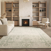 SAFAVIEH Adirondack 8x10 area rug in ivory and sage offers durable, easy-care underfoot.