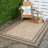 SAFAVIEH Courtyard outdoor rug close-up texture for patio ambiance.
