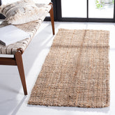 SAFAVIEH natural fiber jute rug 2x3, front view, adds natural texture to living spaces.