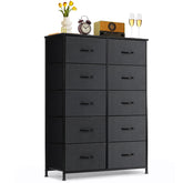 SageNest 10-drawer dresser with wood top offering ample storage and a stylish focal surface