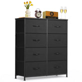 SageNest 8-drawer dresser with wood top offers organized bedroom storage and decor surface.