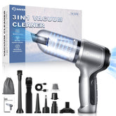 Saker HL107B car vacuum shows strong suction for quick car cleaning