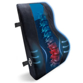 Samsonite memory foam lumbar support pillow for office chairs improves posture and comfort