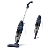 Sancorp corded stick vacuum with 180Β° steering for easy navigation around furniture.