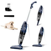 Sancorp corded stick vacuum cleans pet hair from floors and surfaces