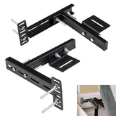 Sancunhui headboard bracket close-up demonstrates durable steel support for quick bed upgrades.