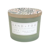 Sand + Fog Sage & Sea Salt 12oz candle offers coastal fragrance for any room