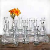 Sandraheer glass bud vases in bulk for centerpieces and events