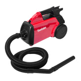 Sanitaire SC3683D canister unit in red for easy portability and compact storage